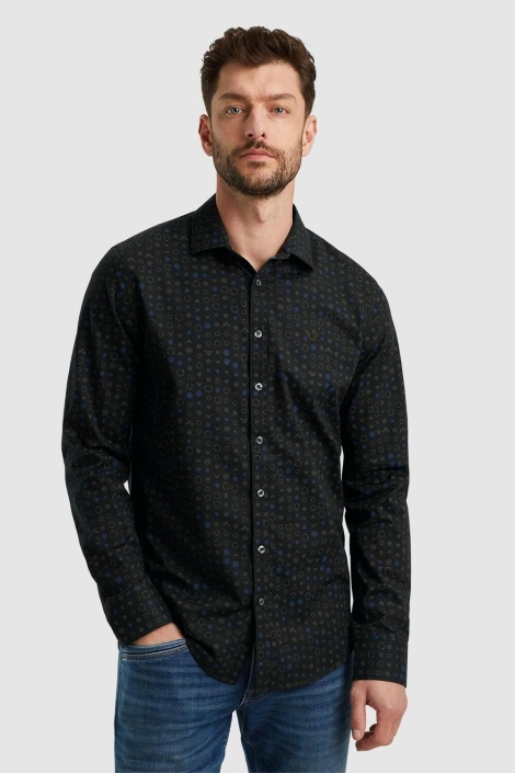 PME legend long sleeve shirt print on poplin